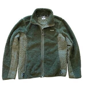 Kids Predator Zip Up Fleece Green Hunting Fishing size XL